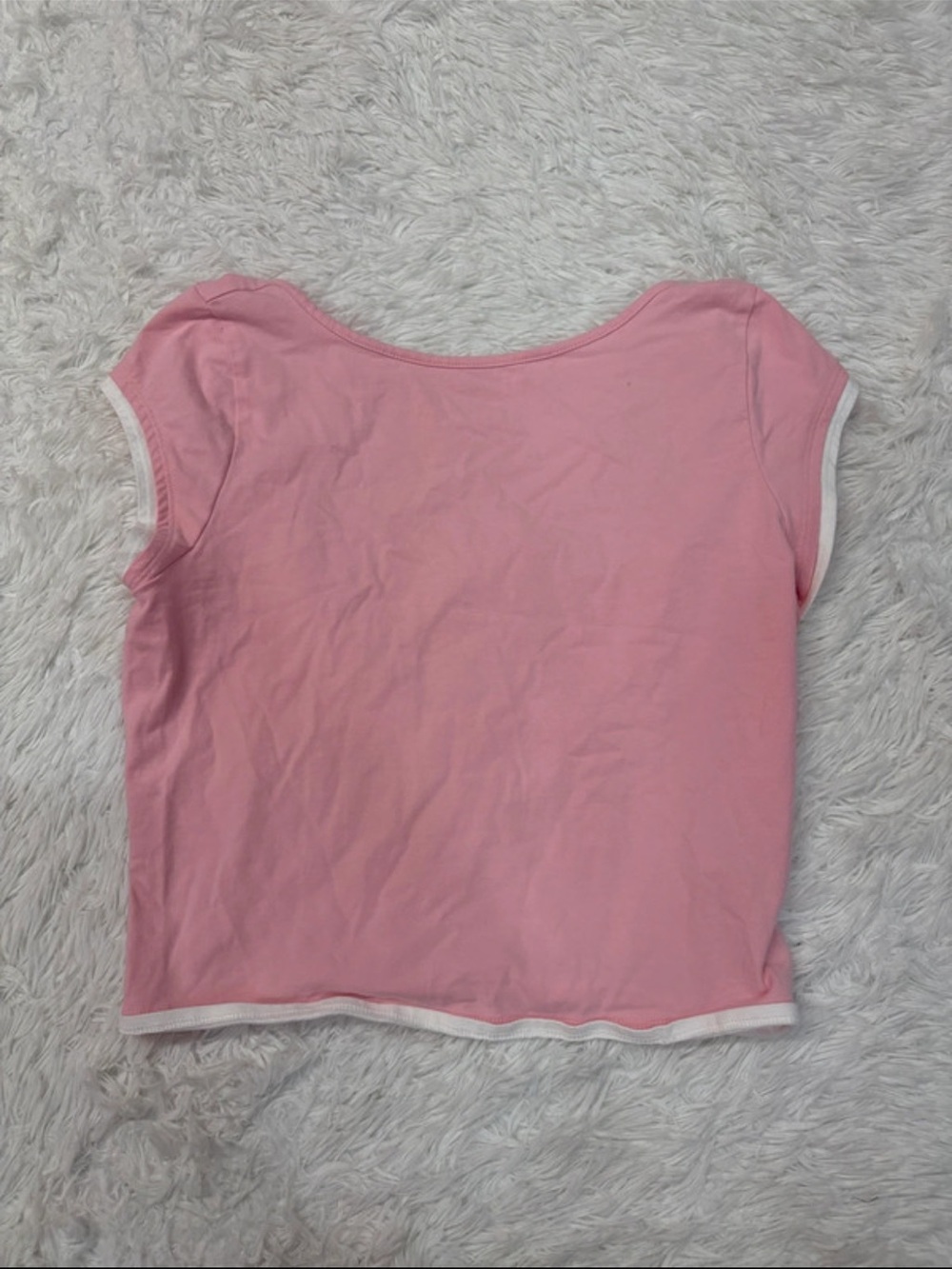 Out from under Pink Women's Short Sleeve Scoop Neck Top